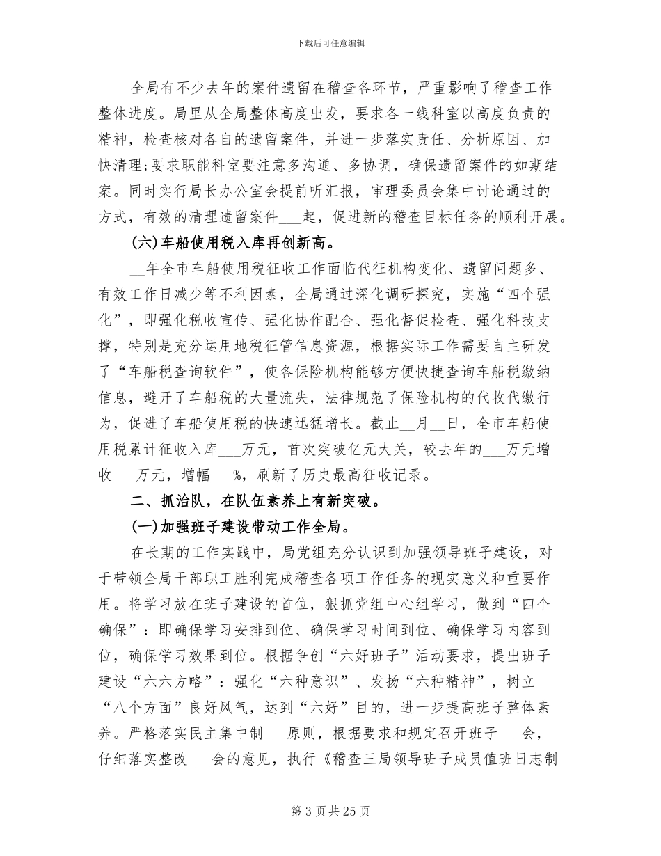 2024年稽查工作总结_第3页