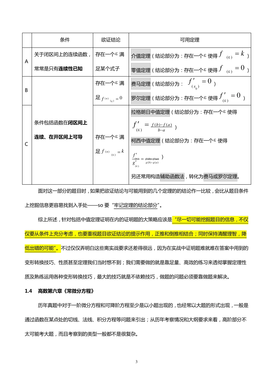 考研数学知识点总结_第3页
