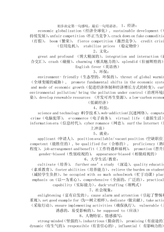 考研英语作文万能模板(资料,永久免费下载)