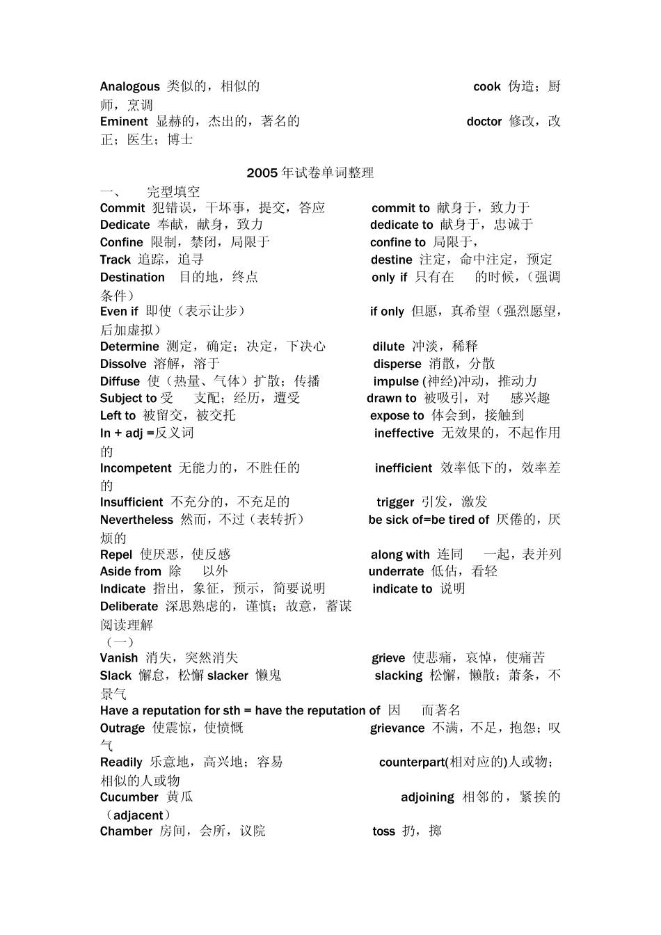 考研英语历年核心单词整理_第3页