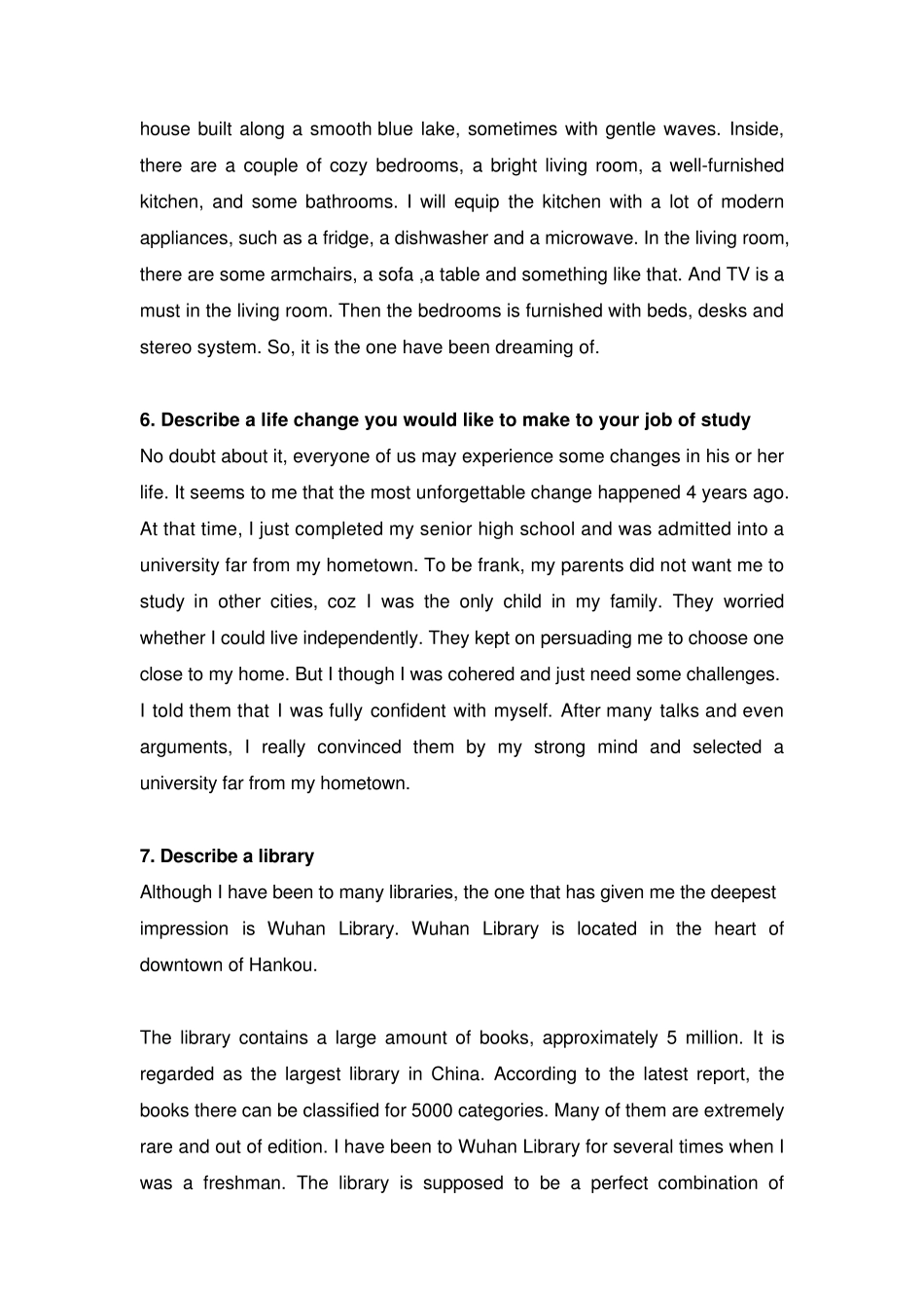 考研英语复试口语话题范文,一定要看_第3页