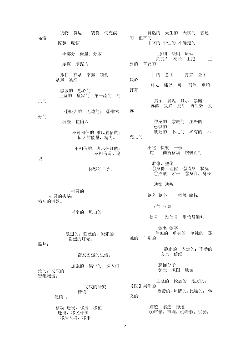 考研英语形近词归纳_第2页