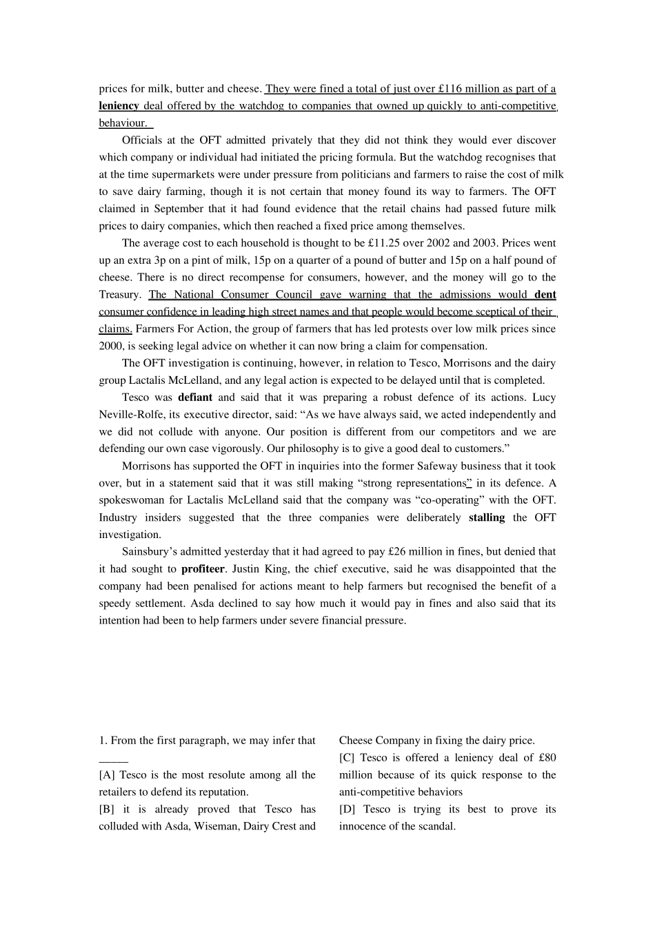 考研英语阅读理解精读100篇_Unit_第2页