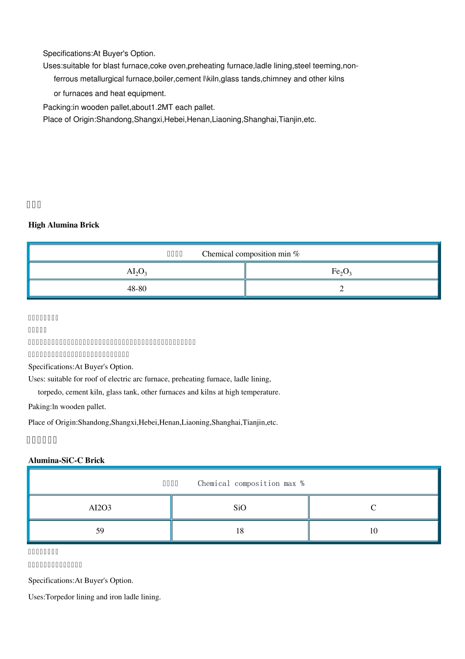 耐火材料中英文对照_第2页