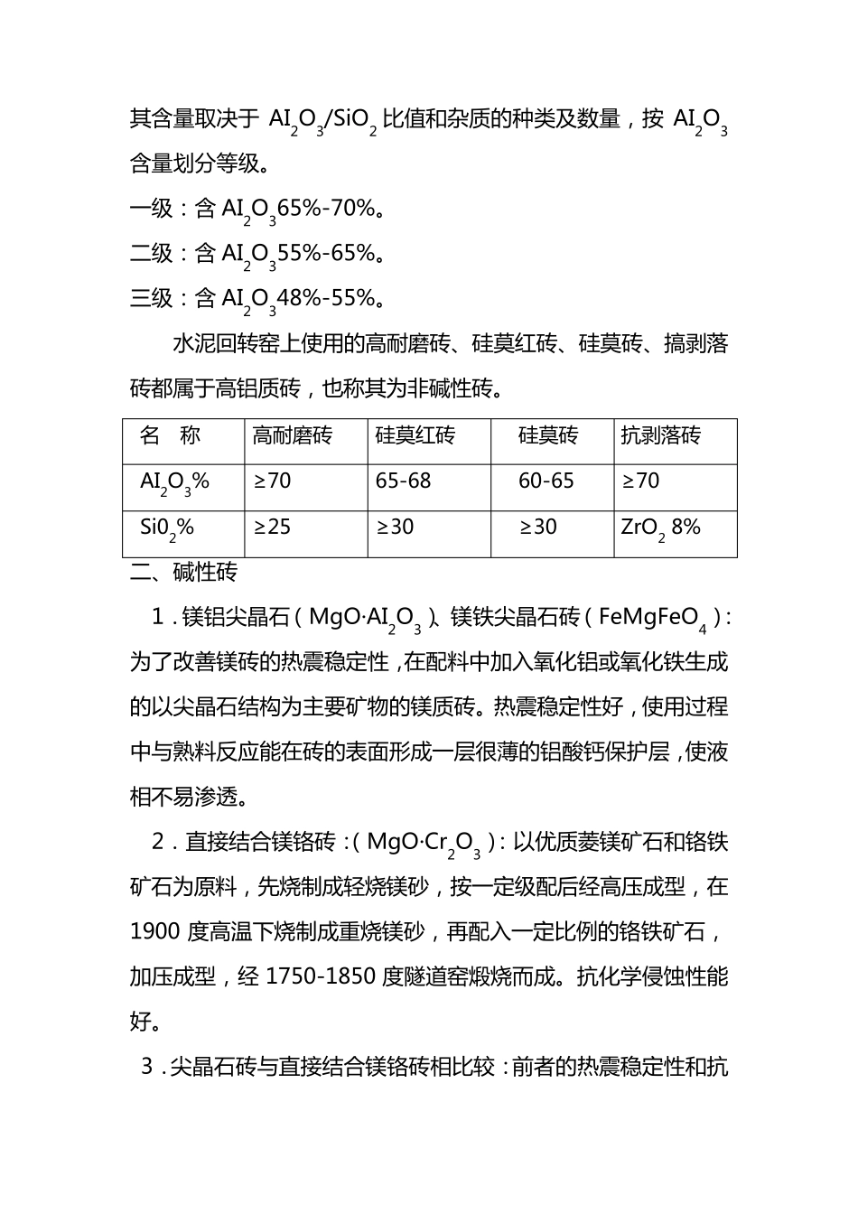 耐火材料种类、性能及检测_第3页