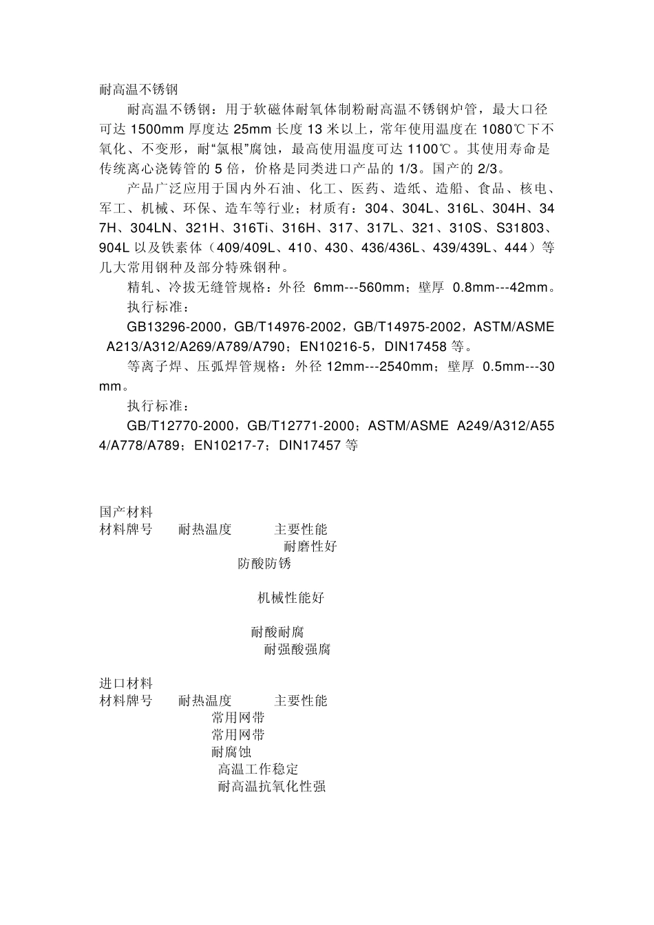 耐高温不锈钢_第1页