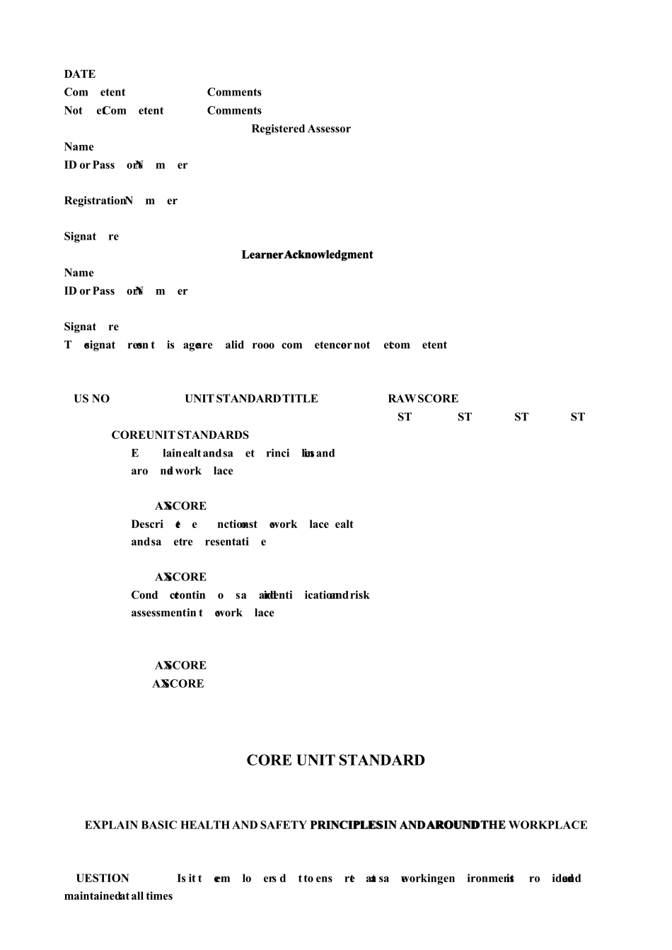 职业健康安全培训考核试卷_第2页