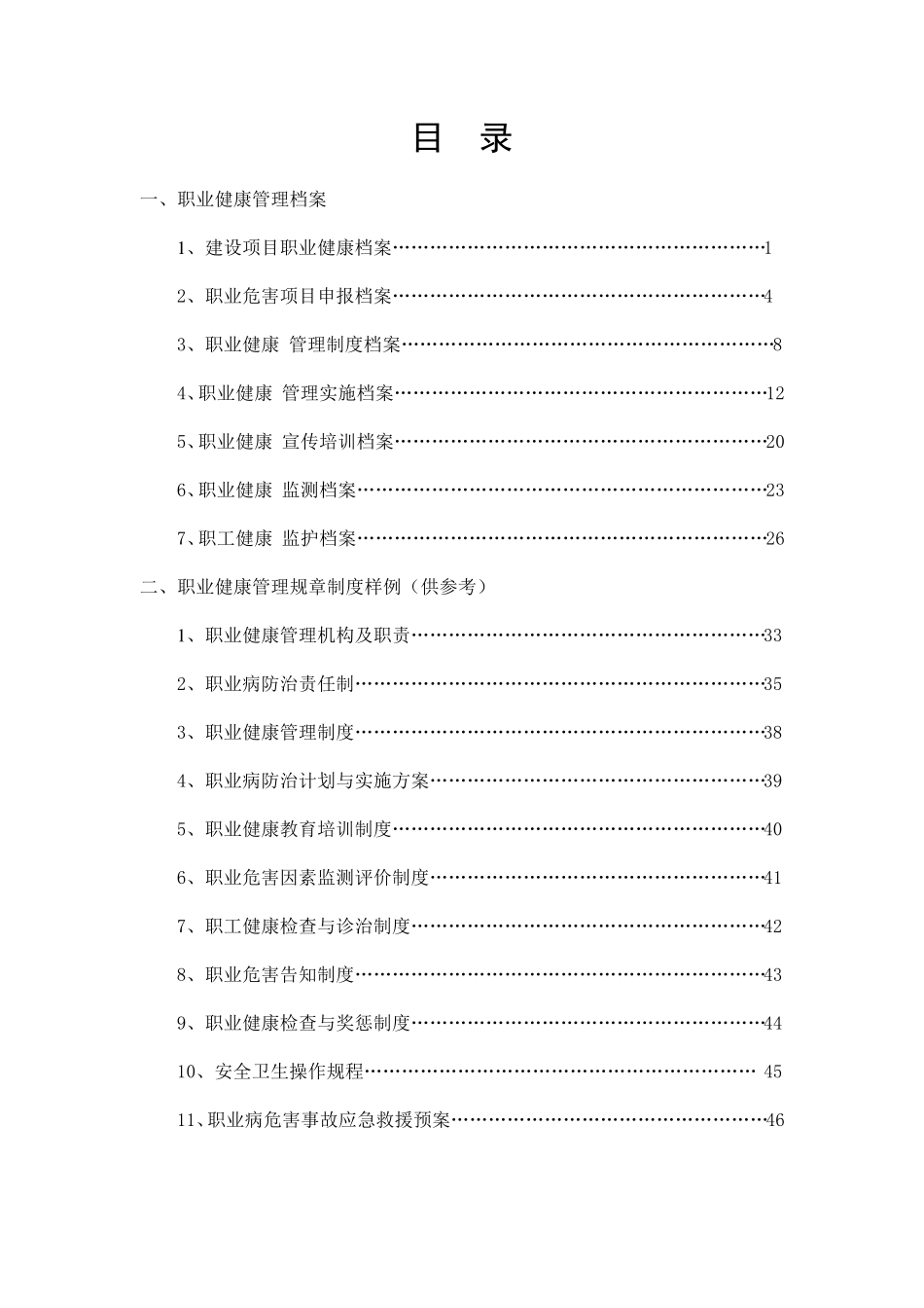 职业健康管理台账_第3页