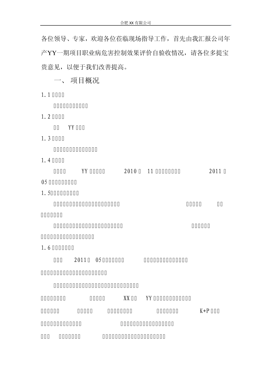 职业卫生控制评价自验收总结报告_第2页