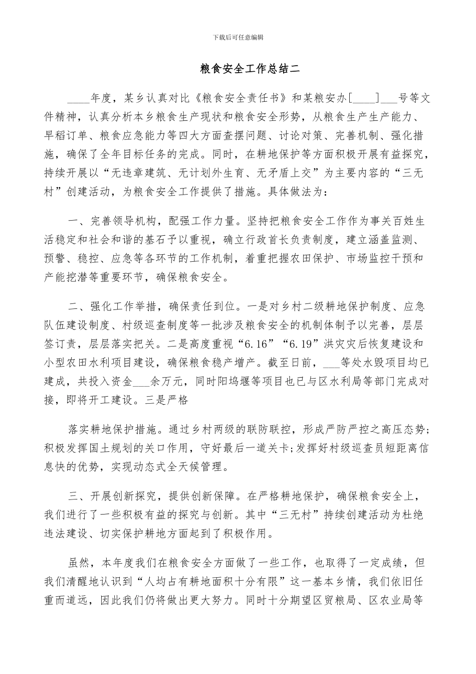 2024年粮食安全工作总结_第3页