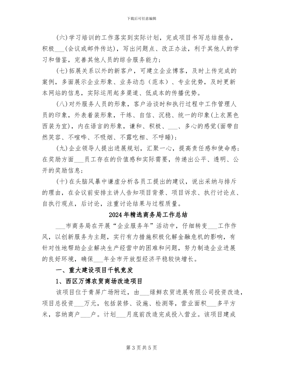 2024年精选品牌顾问年度工作总结范文_第3页