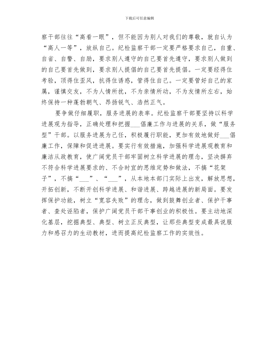 2024年纪检监察干部工作总结_第3页