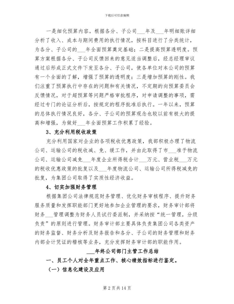 2024年终公司财务审计工作总结_第2页