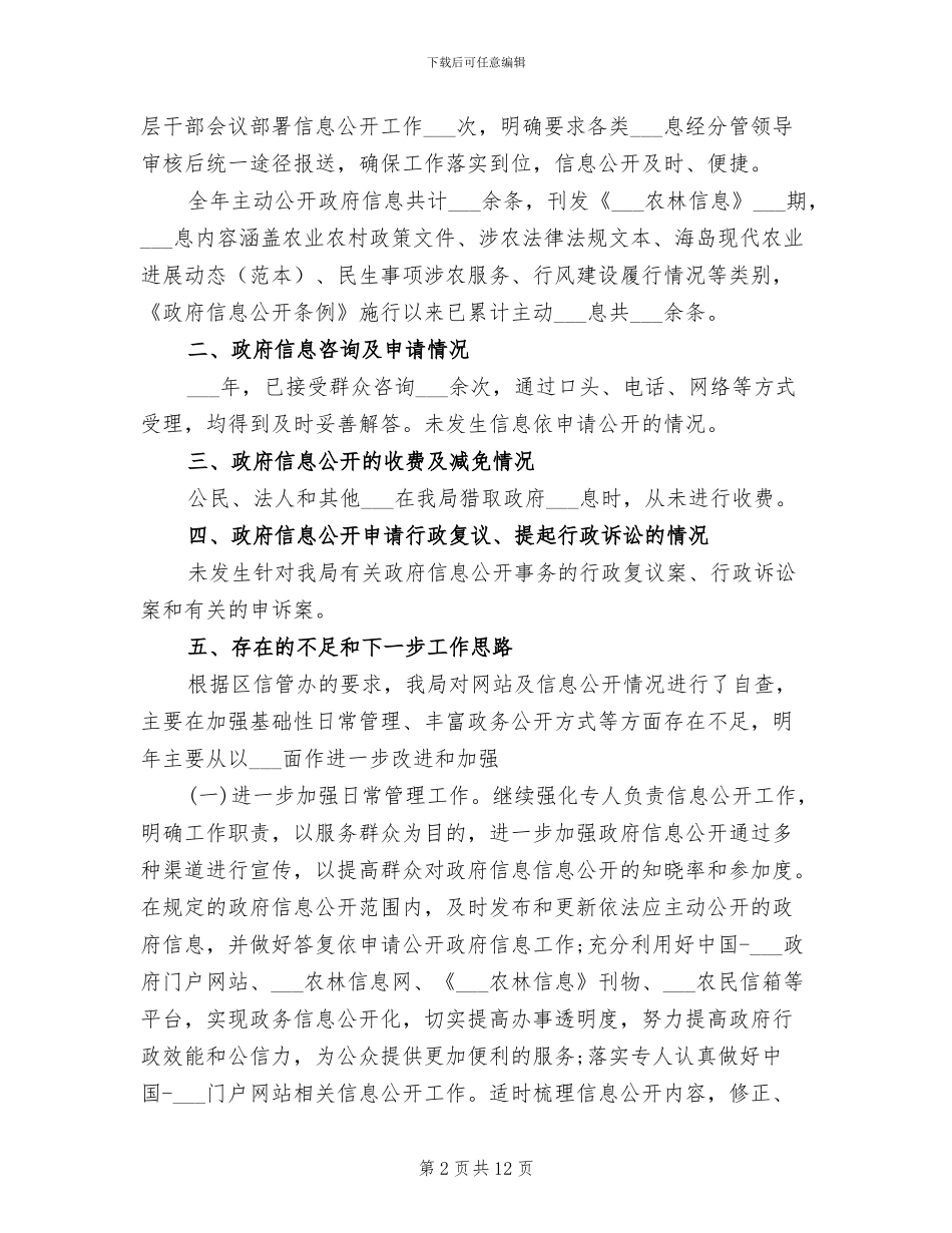 2024年终政府信息公开个人工作总结_第2页