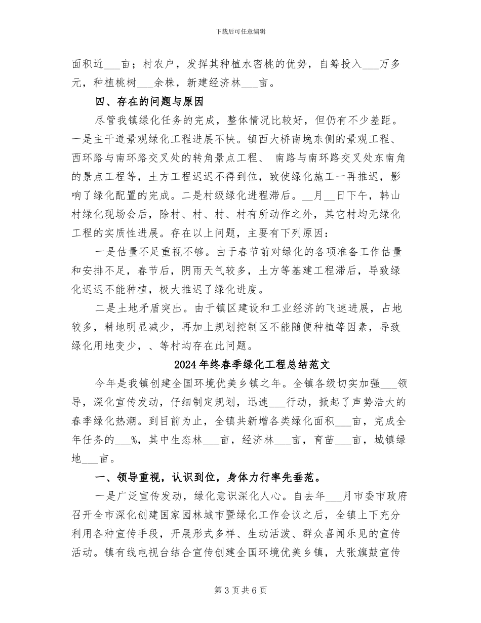 2024年终春季绿化工程总结_第3页