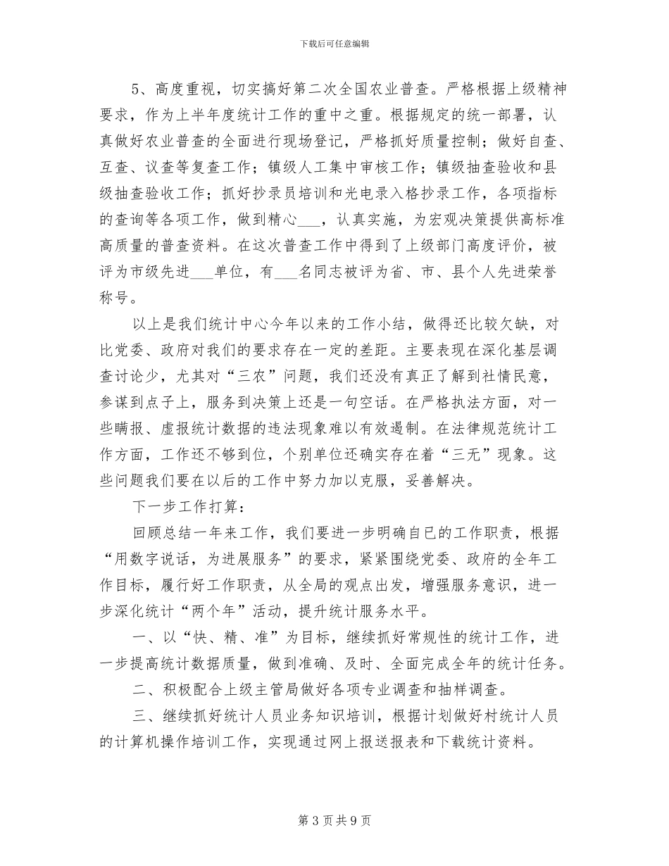 2024年统计中心工作总结_第3页
