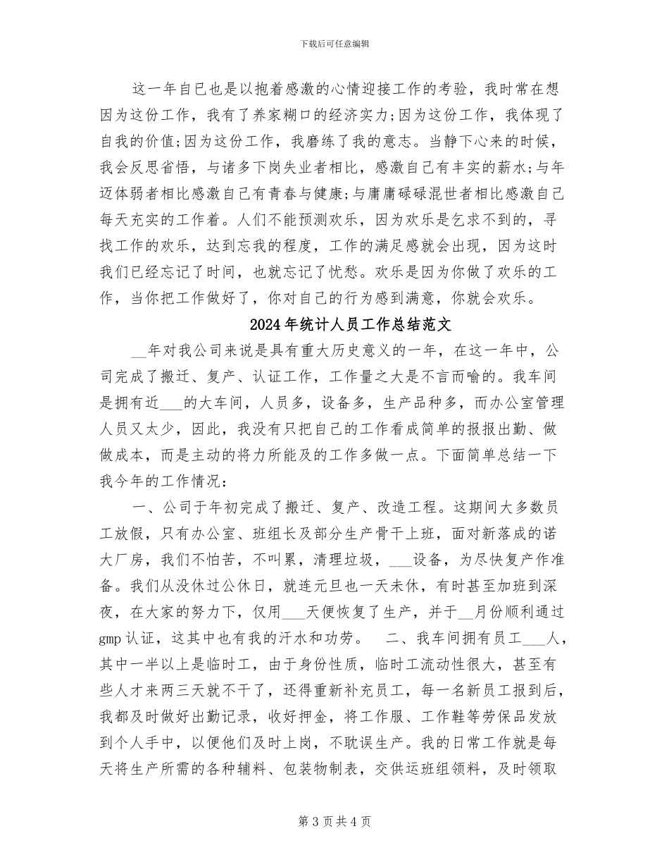 2024年统计人员工作总结_第3页