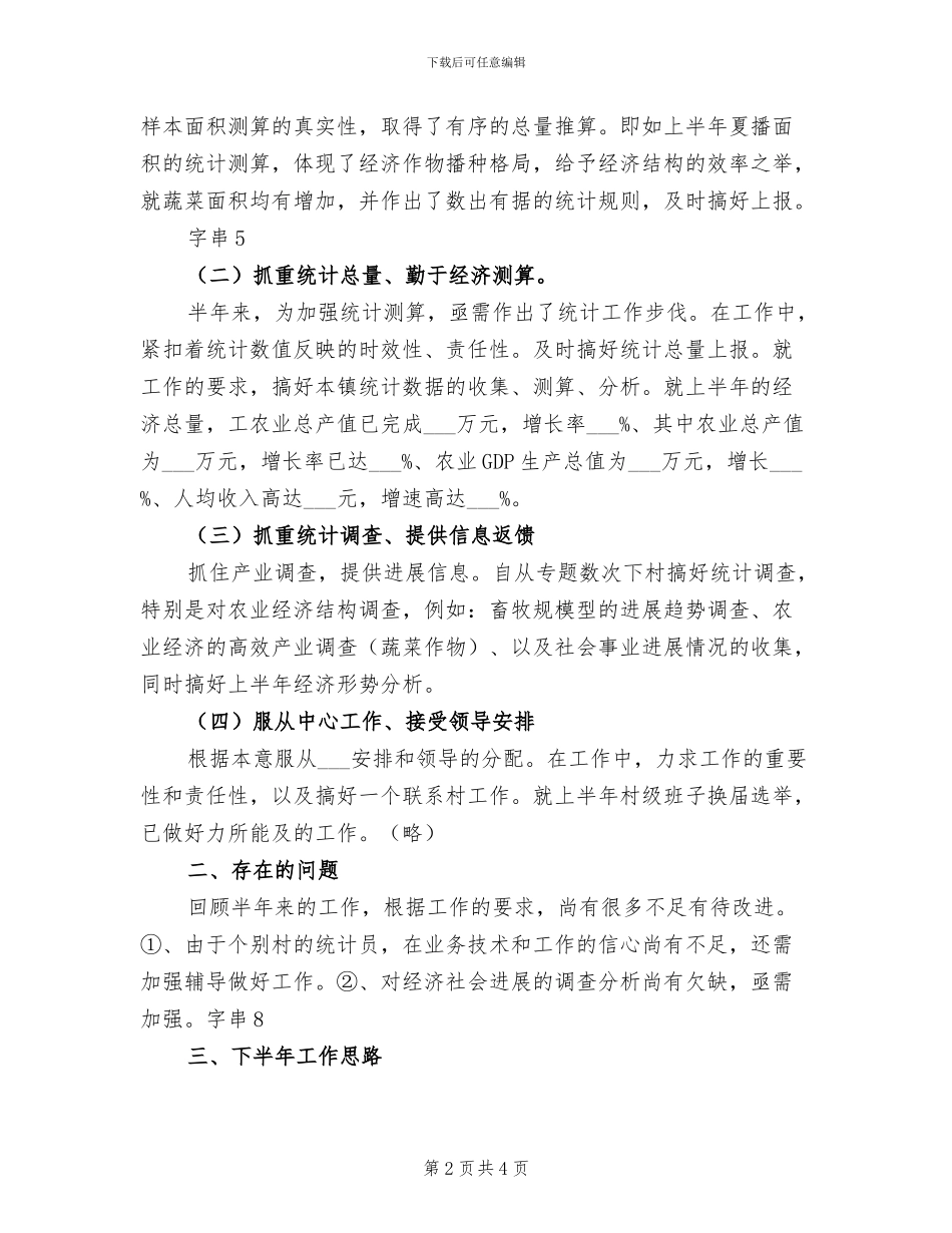 2024年统计划局半年工作总结材料_第2页