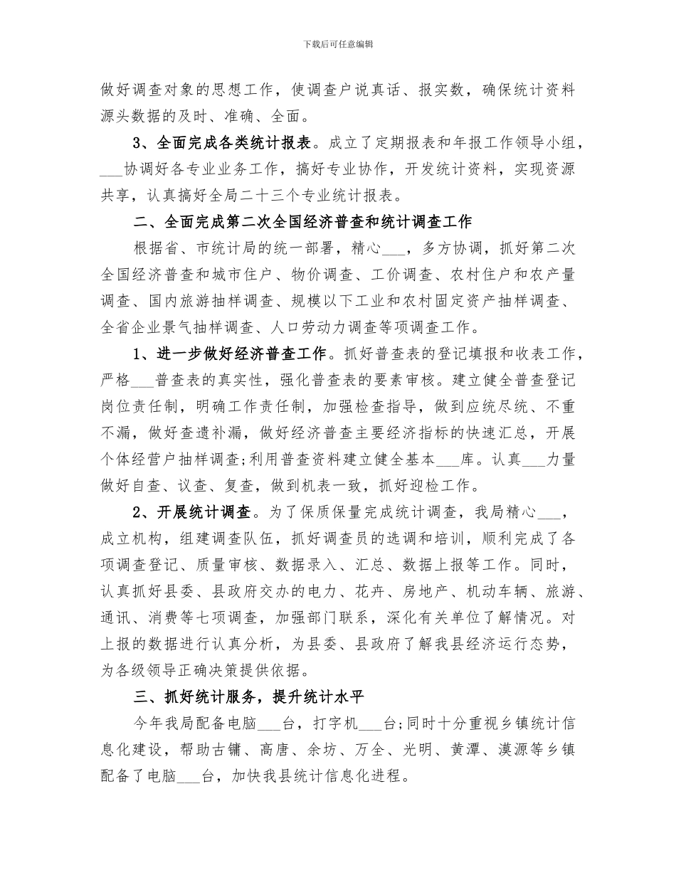 2024年统计局工作总结报告_第2页