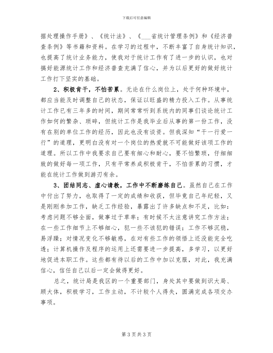 2024年统计工作计划和总结_第3页