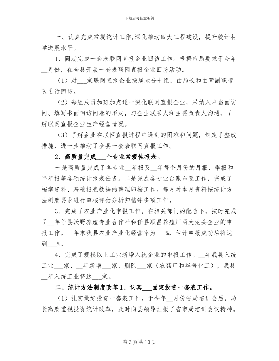 2024年统计年度工作总结_第3页