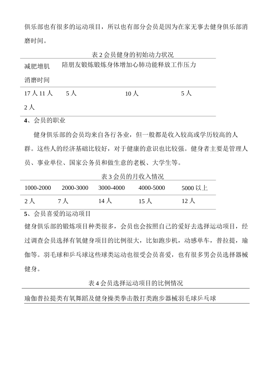 健身俱乐部调研报告_第3页
