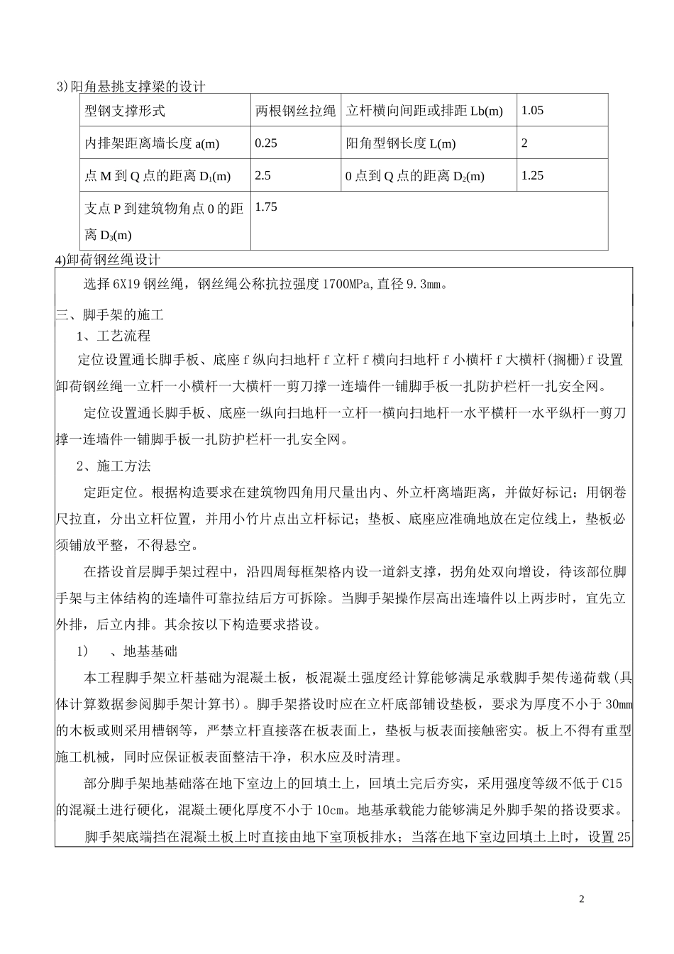 悬挑架方案交底_第2页
