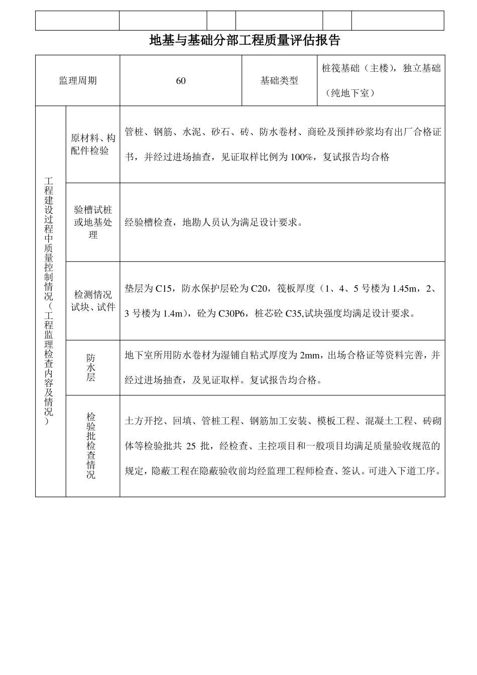 地下室工程质量评价报告_第3页