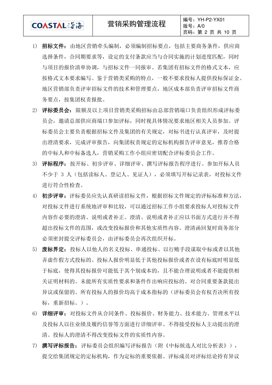 地产集团营销采购管理流程范例_第2页