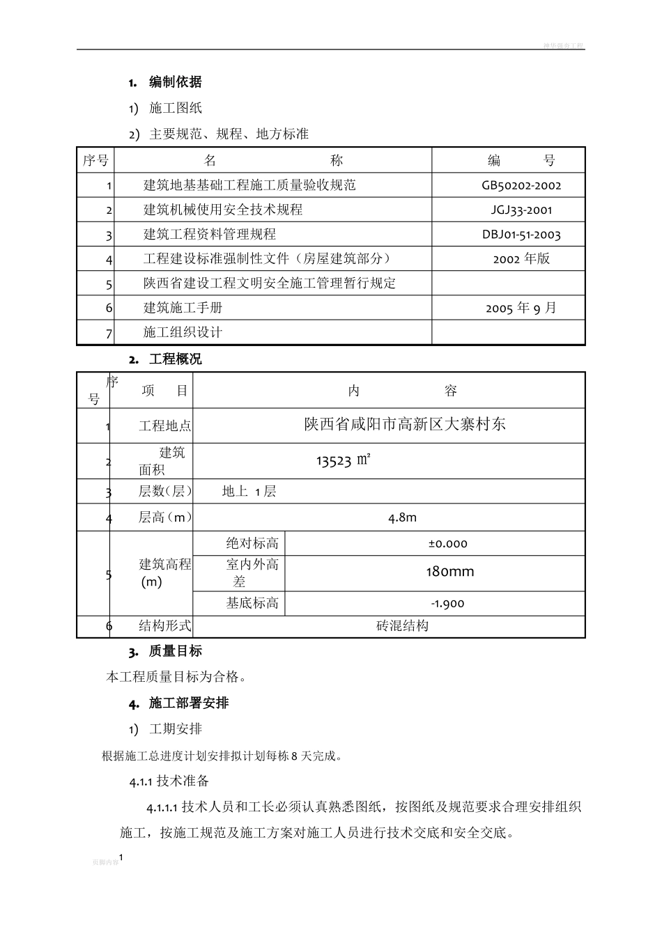 地基处理灰土施工方案_第1页