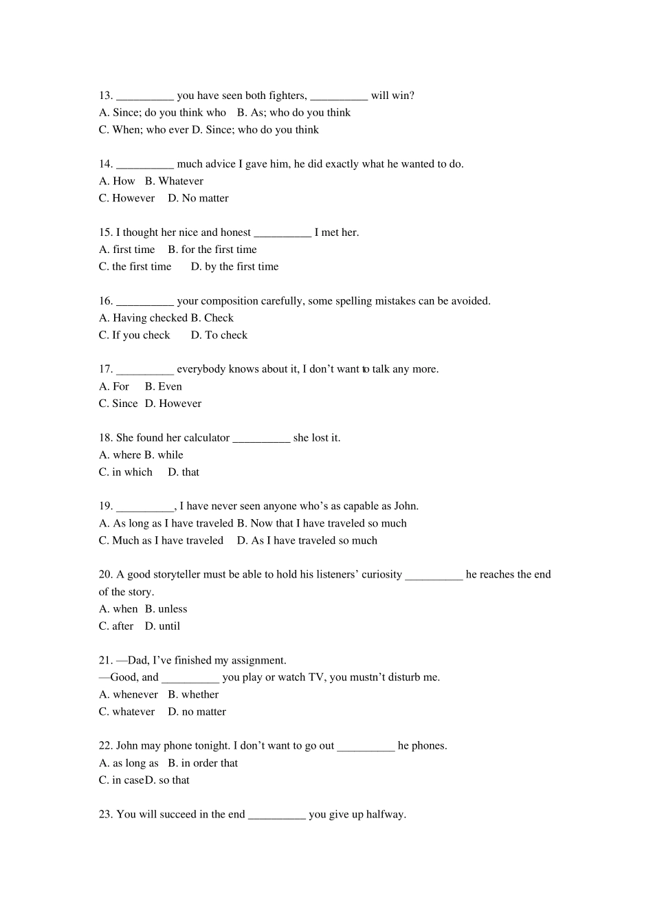 地点状语从句英语语法大全_第3页