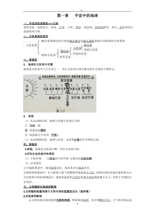 地理学考复习知识点
