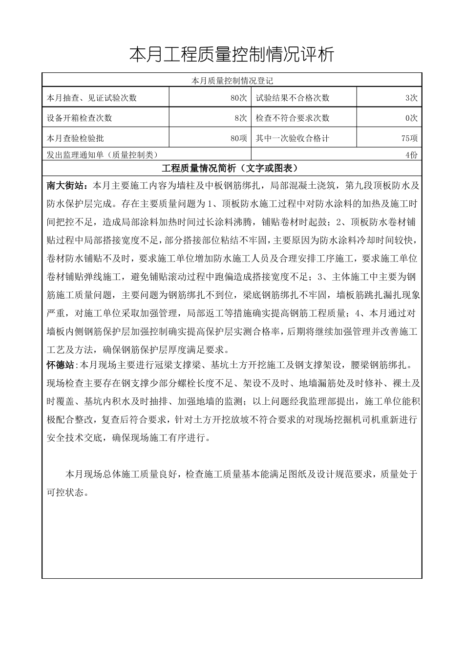 地铁监理月报_第3页
