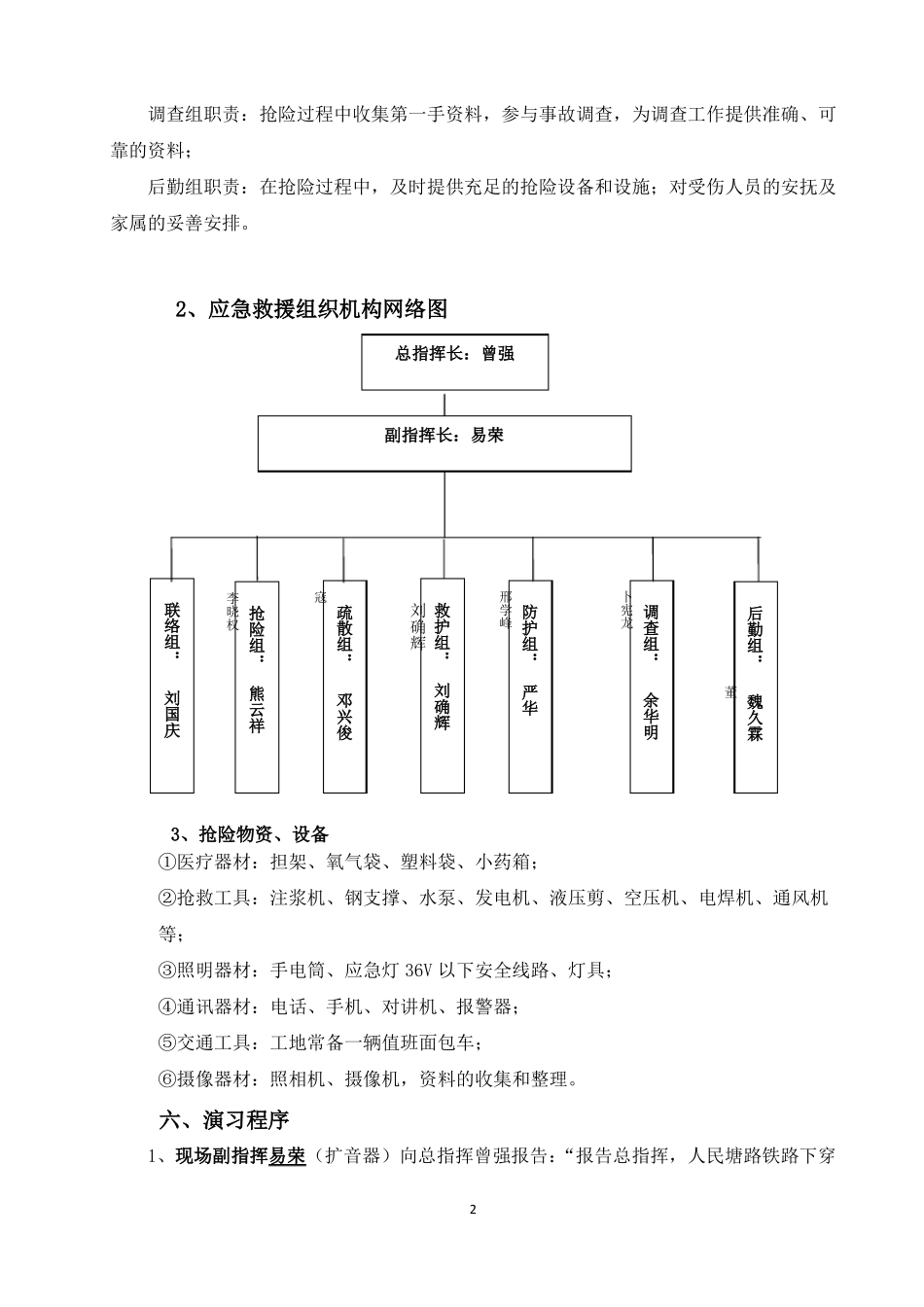 坍塌事故演练方案_第3页