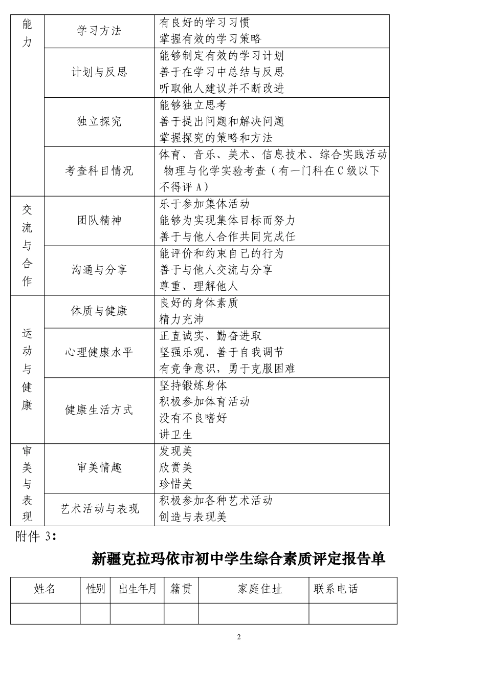基础发展性目标评定内容_第2页