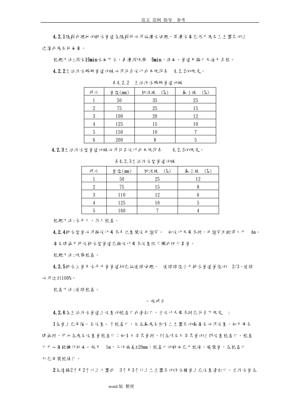 塑料排水管道安装施工工艺设计_第3页