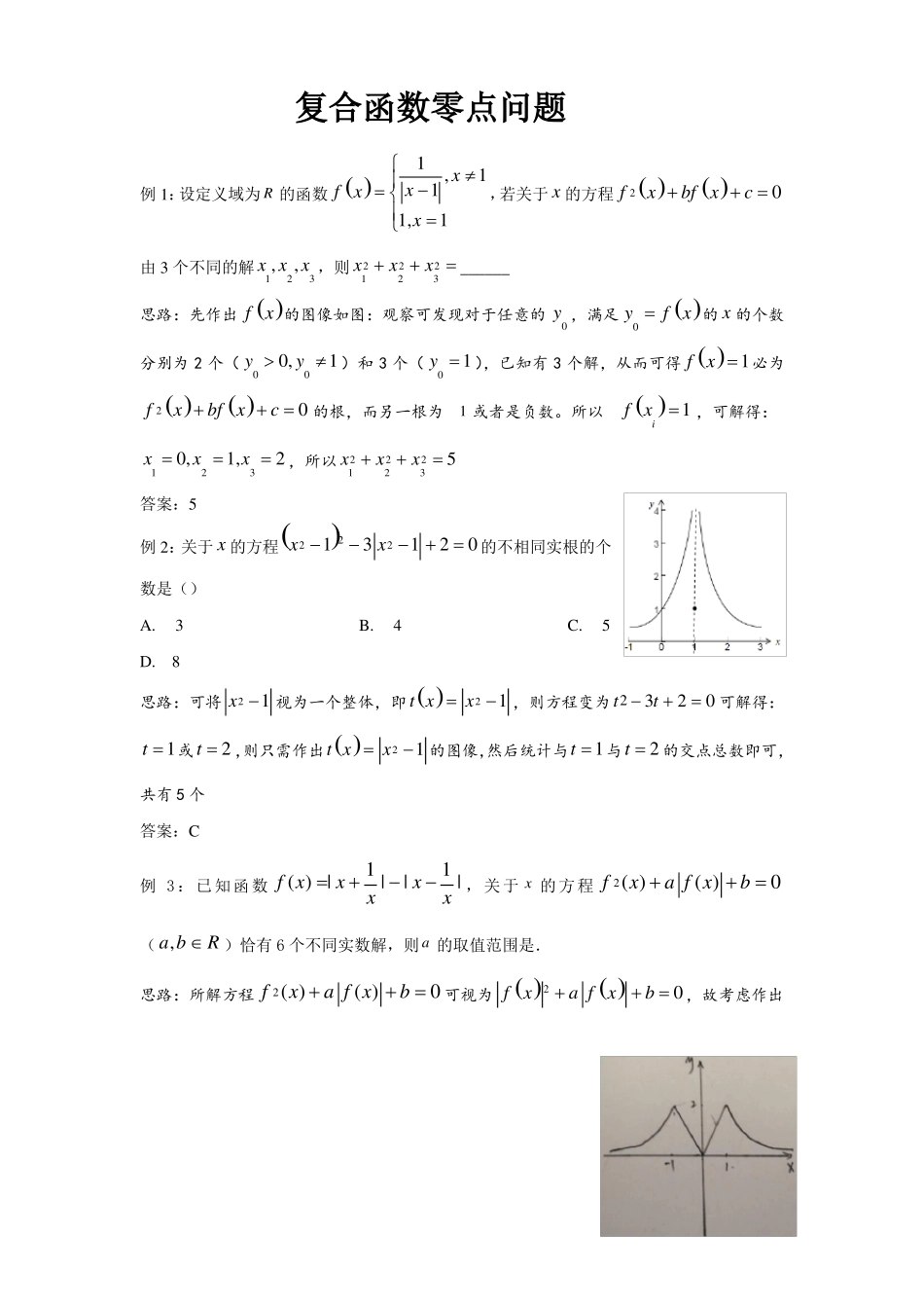 复合函数零点问题_第1页