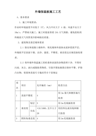外墙保温、涂料施工工艺