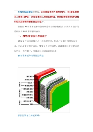 外墙外保温做法大全配图