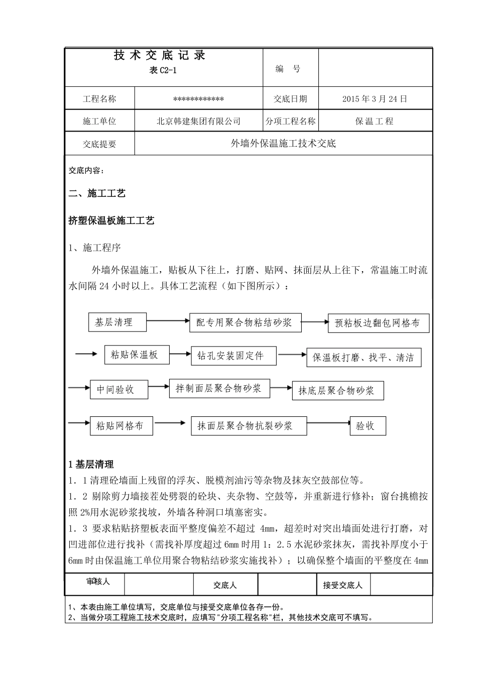 外墙挤塑板施工技术交底_第2页