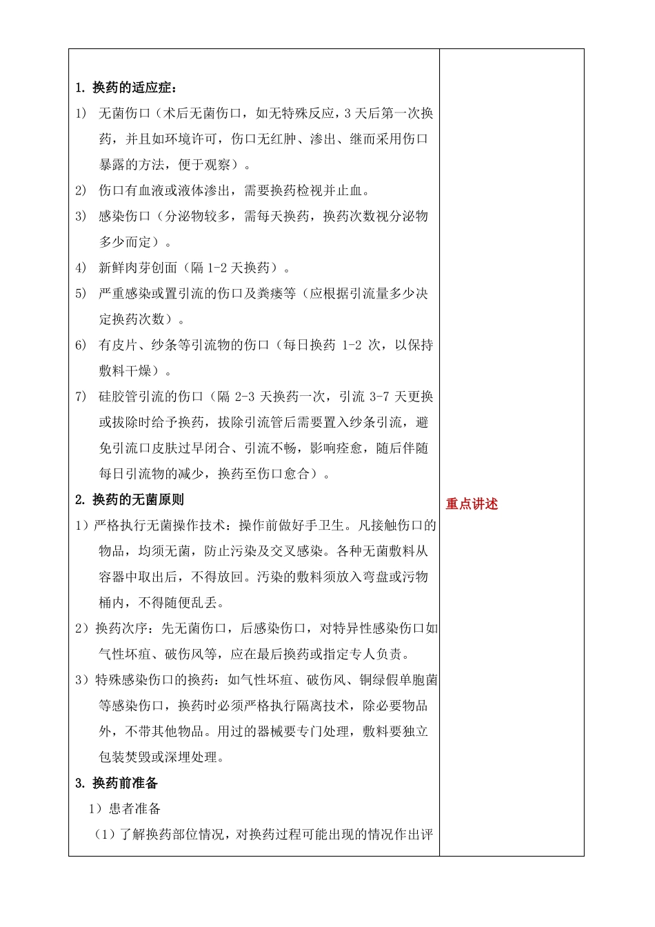 外科伤口换药教案最全版_第2页