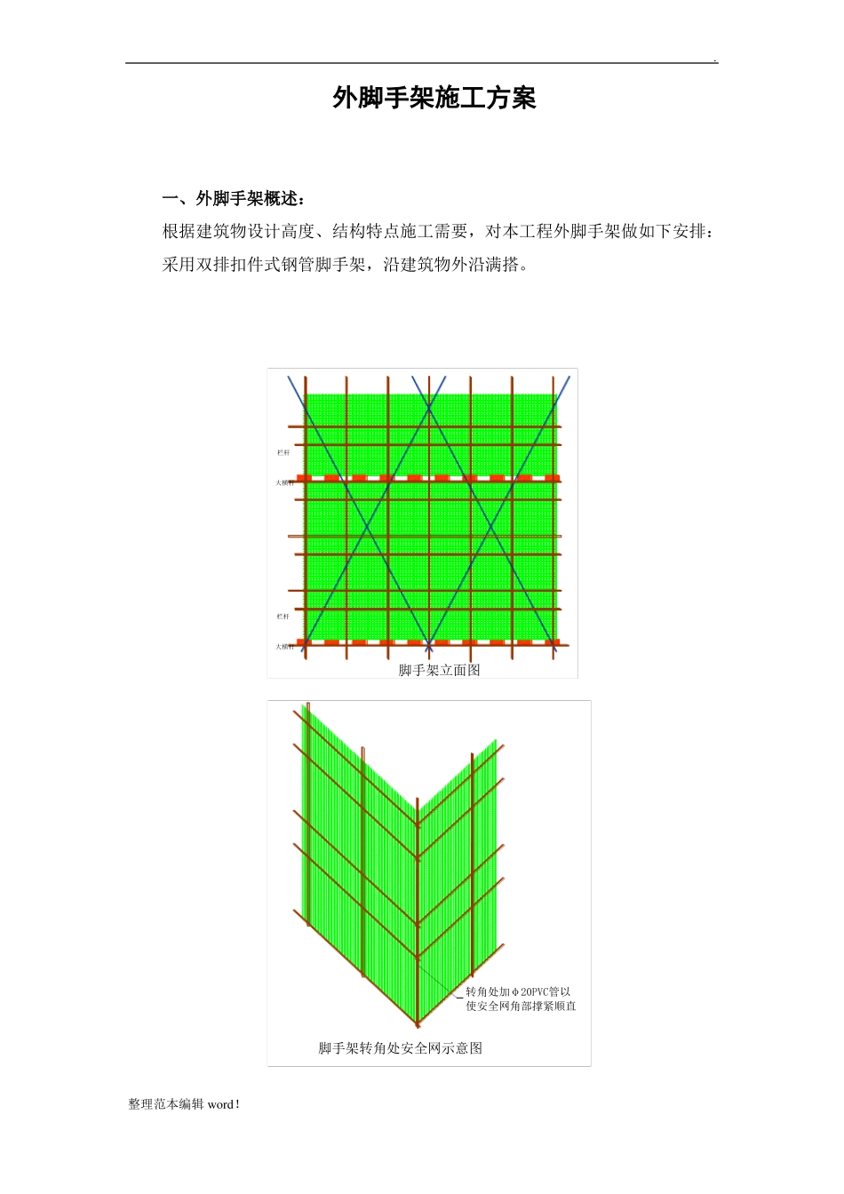 外脚手架施工方案最新版_第2页