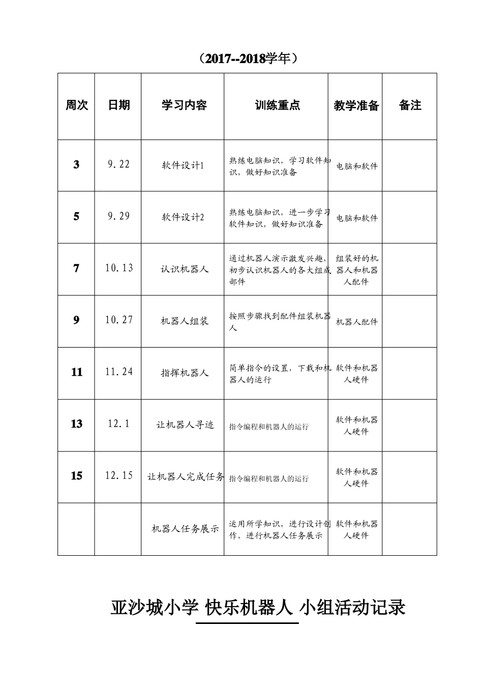 多彩实践日课程活动记录_第3页