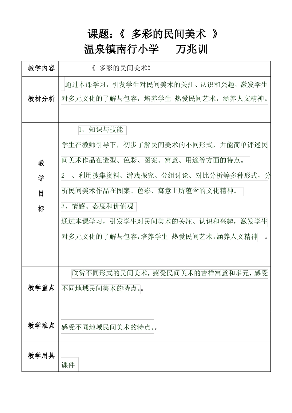 多彩的民间美术_第1页