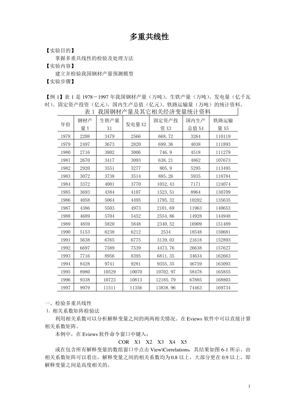 多重共线性问题_第1页