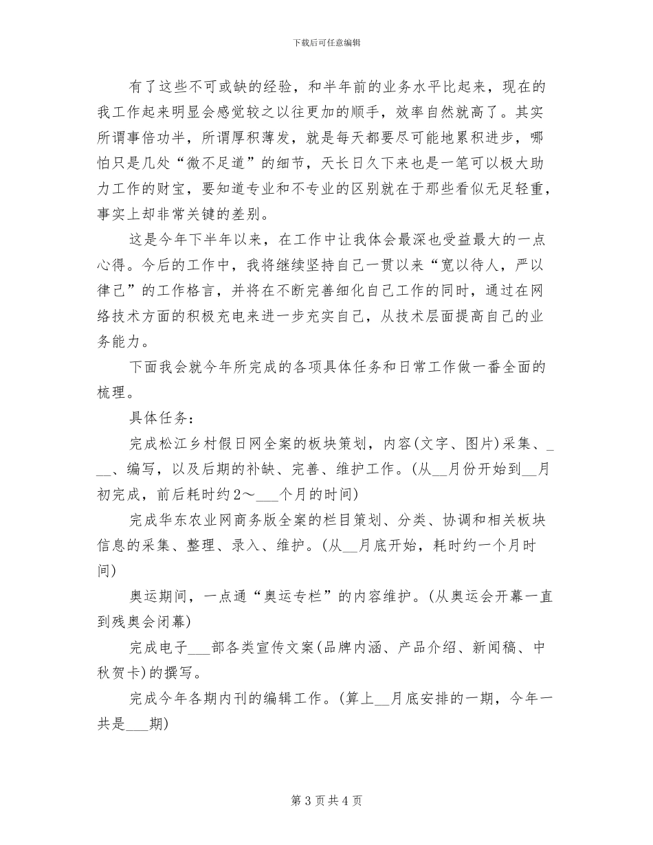 2024年编辑个人年终总结_第3页