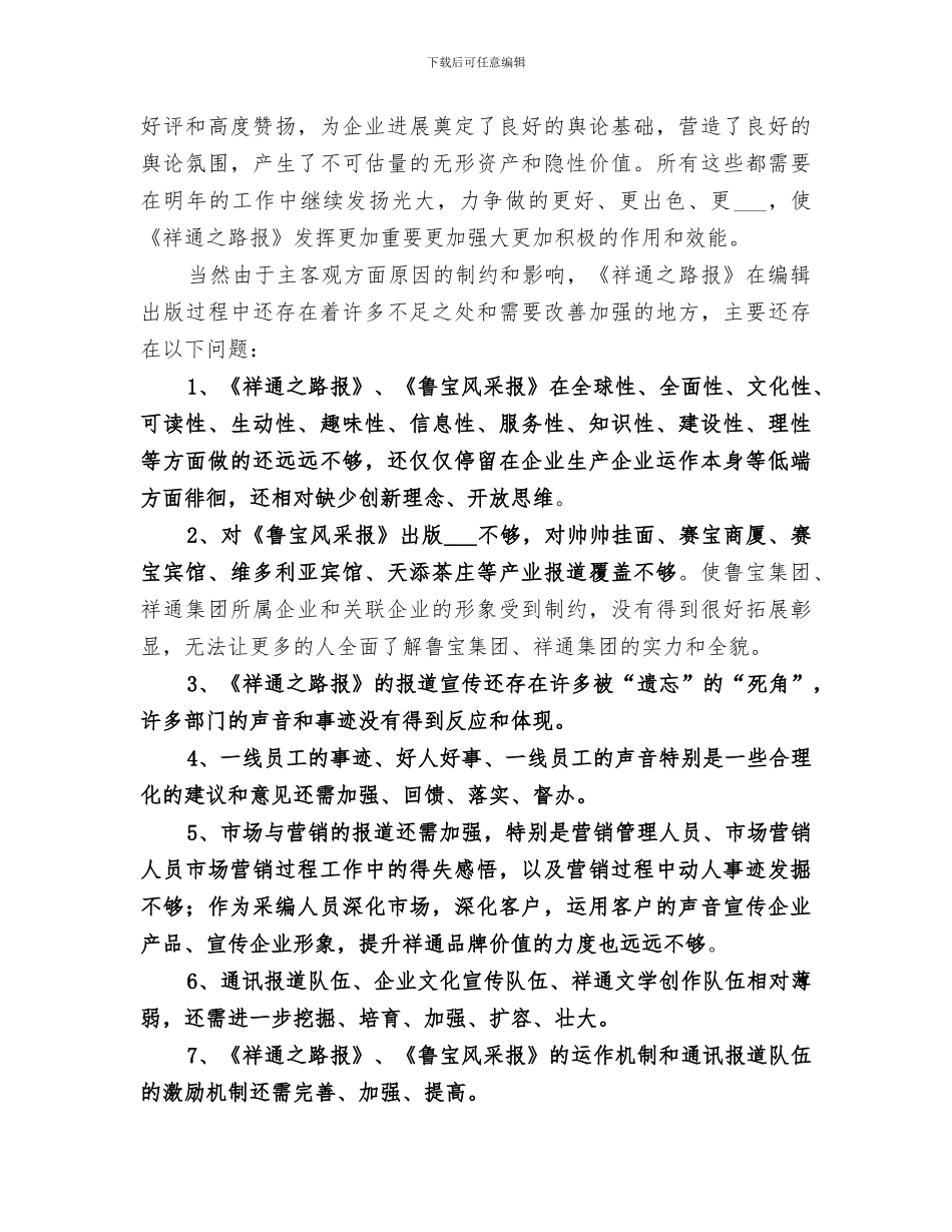 2024年编辑部的工作总结_第2页