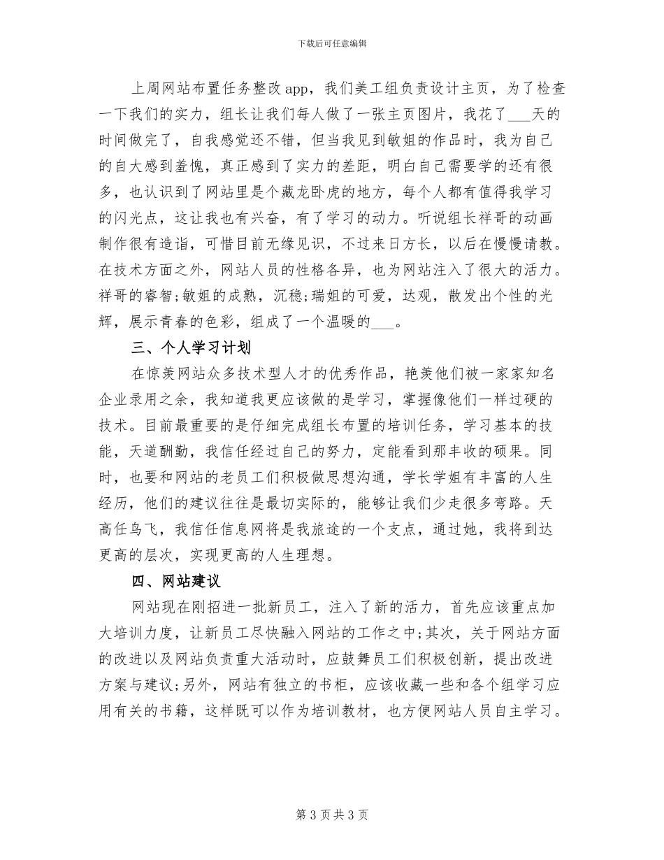 2024年网站美工年终工作总结_第3页