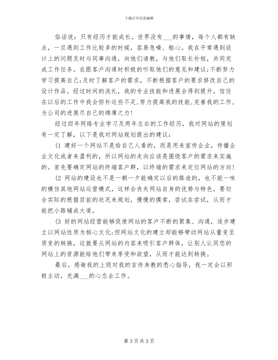 2024年网站美工个人年度总结_第3页