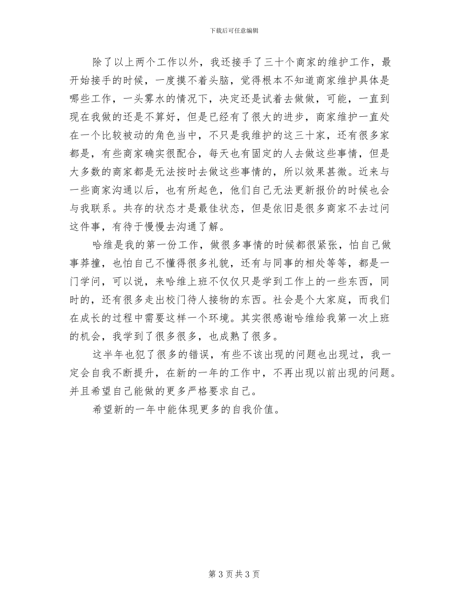 2024年网络公司个人年终总结_第3页